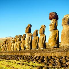 shutterstock_533939422 View of Moai with a beautiful blue sky on Easter Island in Chile.jpg
